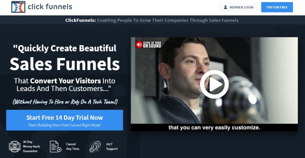 Best Sales Funnel Builder – ClickFunnels Review 1 clickfunnels review